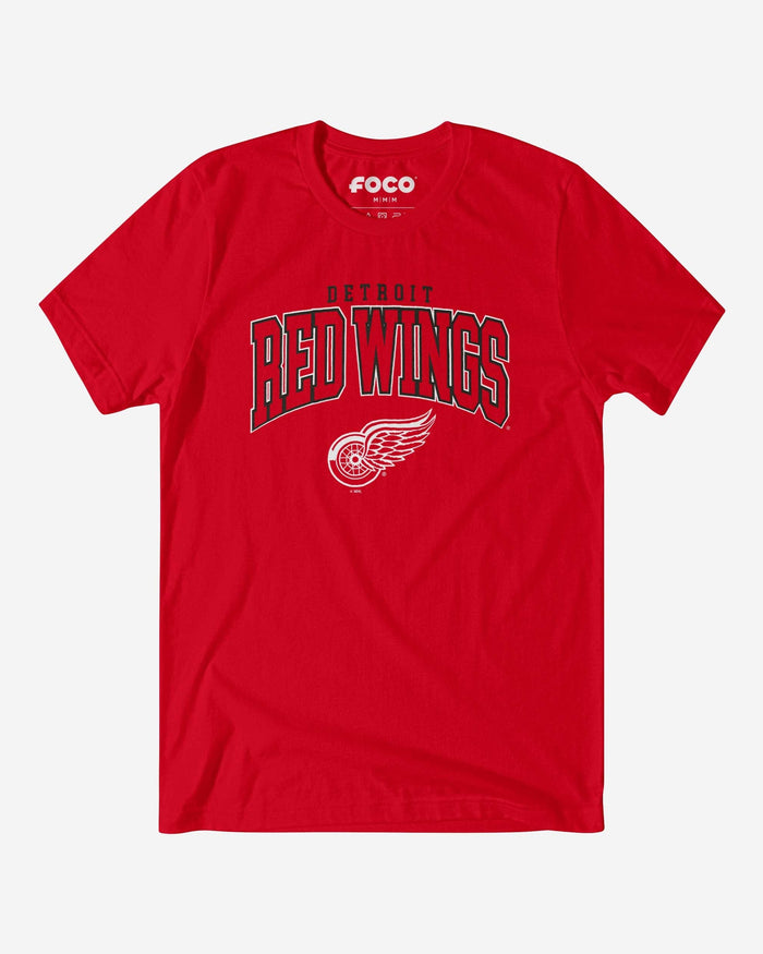 Detroit Red Wings Classic Logo T-Shirt FOCO Red S - FOCO.com