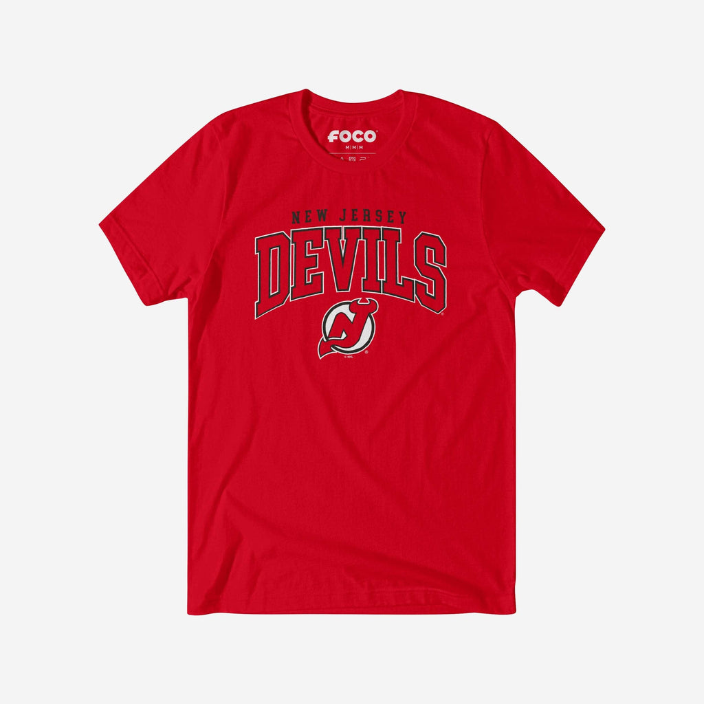 New Jersey Devils Classic Logo T-Shirt FOCO Red S - FOCO.com