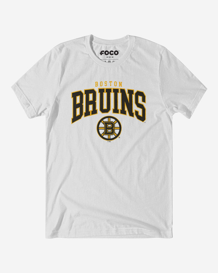 Boston Bruins Classic Logo T-Shirt FOCO White S - FOCO.com