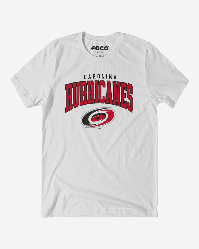 Carolina Hurricanes Classic Logo T-Shirt FOCO White S - FOCO.com