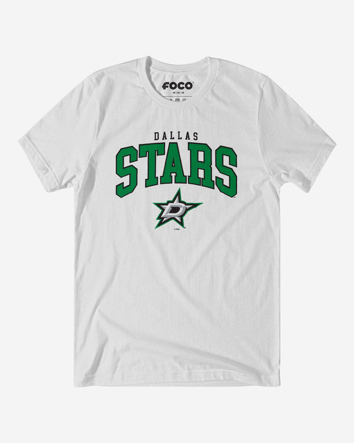 Dallas Stars Classic Logo T-Shirt FOCO White S - FOCO.com