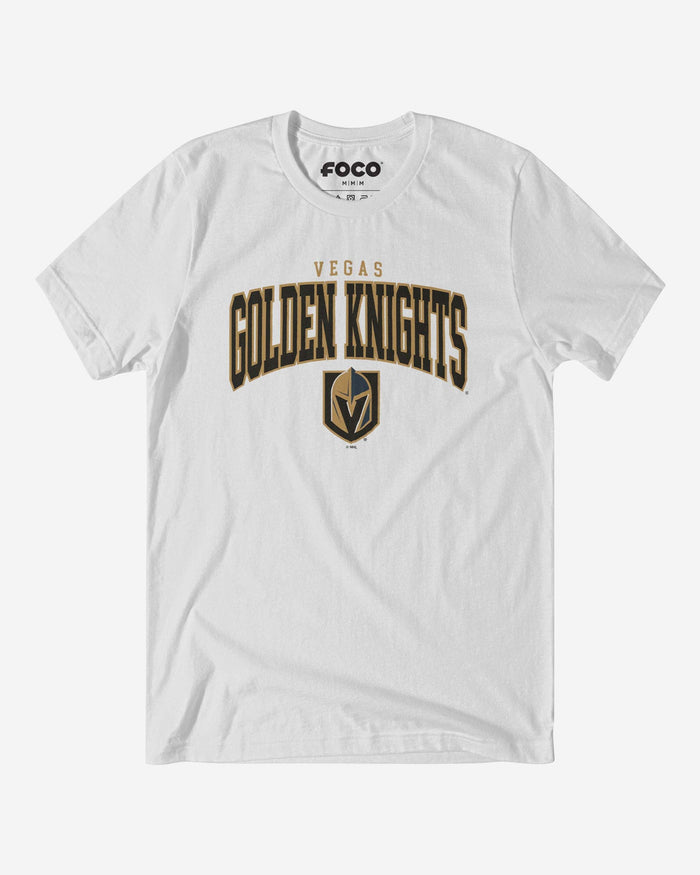 Vegas Golden Knights Classic Logo T-Shirt FOCO White S - FOCO.com