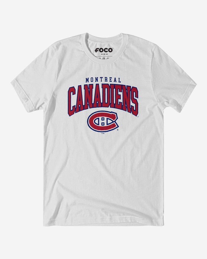 Montreal Canadiens Classic Logo T-Shirt FOCO White S - FOCO.com