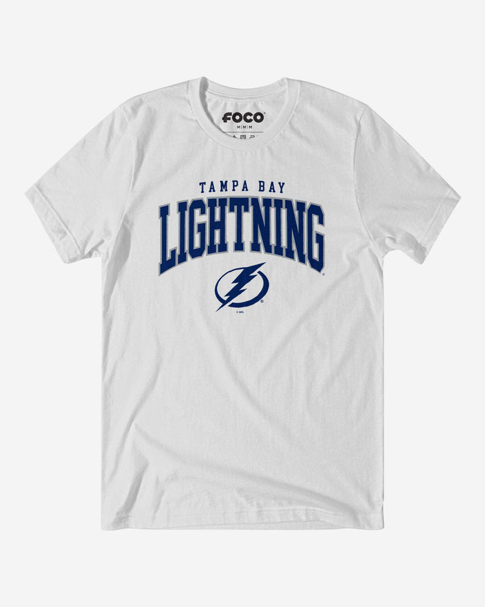 Tampa Bay Lightning Classic Logo T-Shirt FOCO White S - FOCO.com