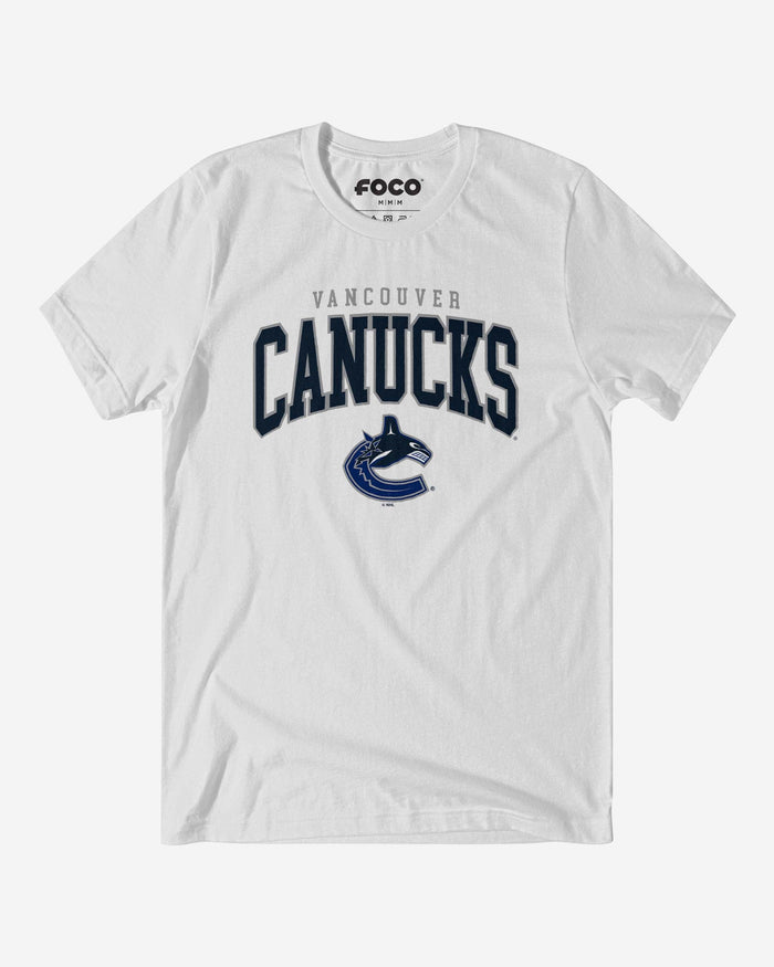 Vancouver Canucks Classic Logo T-Shirt FOCO White S - FOCO.com