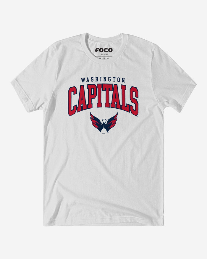 Washington Capitals Classic Logo T-Shirt FOCO White S - FOCO.com