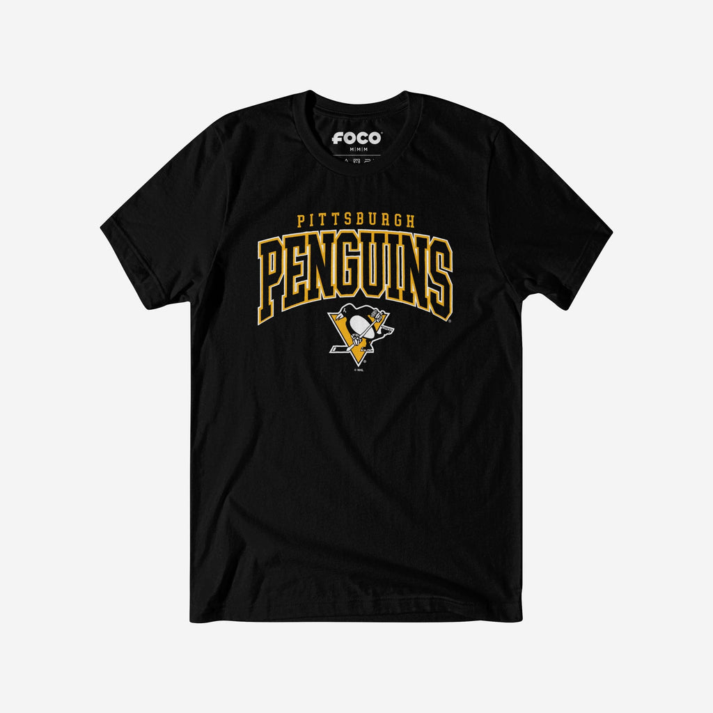 Pittsburgh Penguins Classic Logo T-Shirt FOCO Black S - FOCO.com