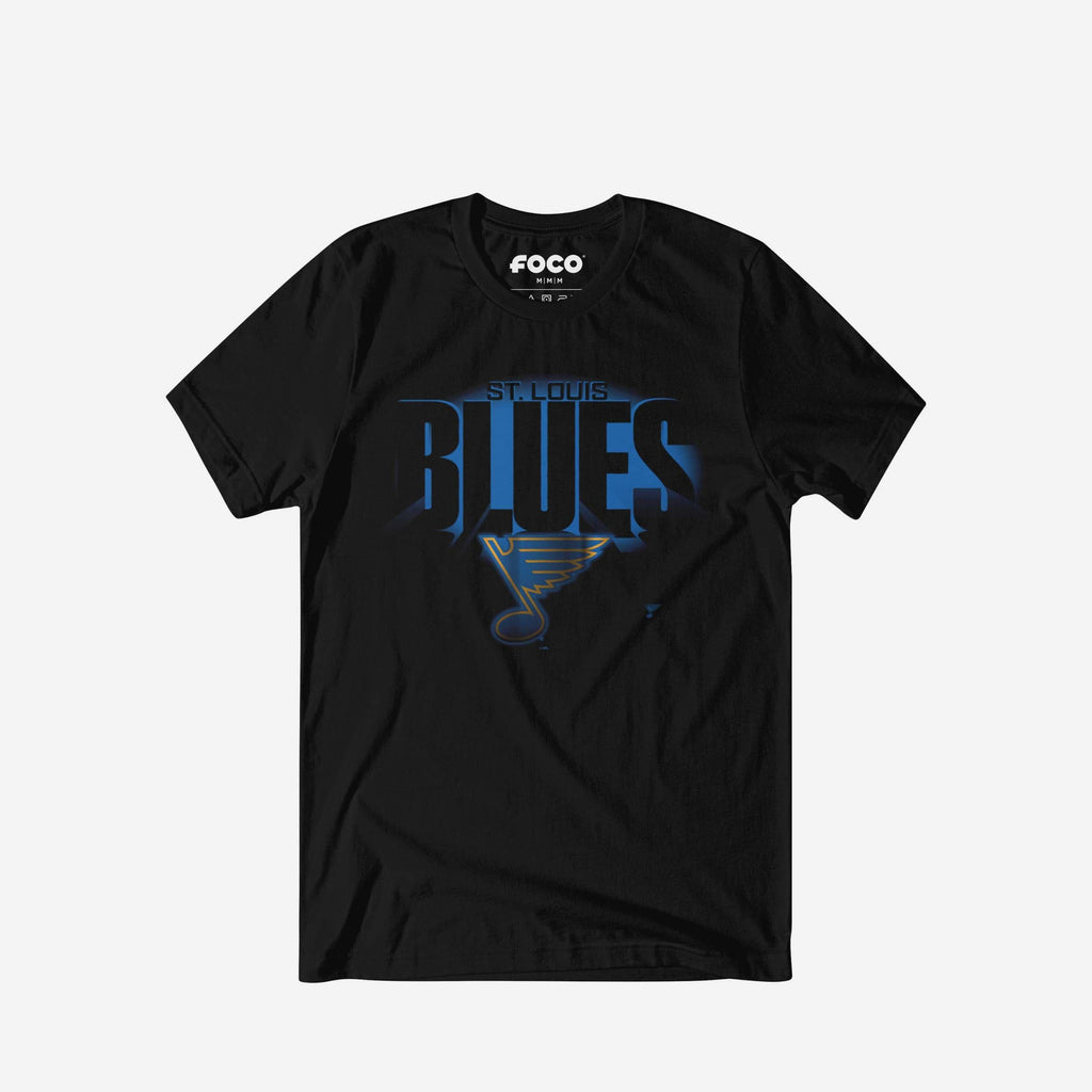 St Louis Blues Floodlight T-Shirt FOCO S - FOCO.com