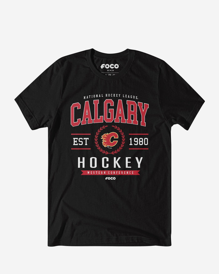 Calgary Flames Hockey Club T-Shirt FOCO Black S - FOCO.com