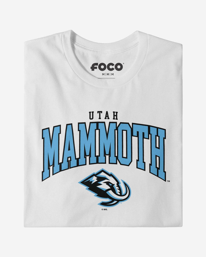 Utah Mammoth Classic Logo Long Sleeve T-Shirt FOCO Black S - FOCO.com