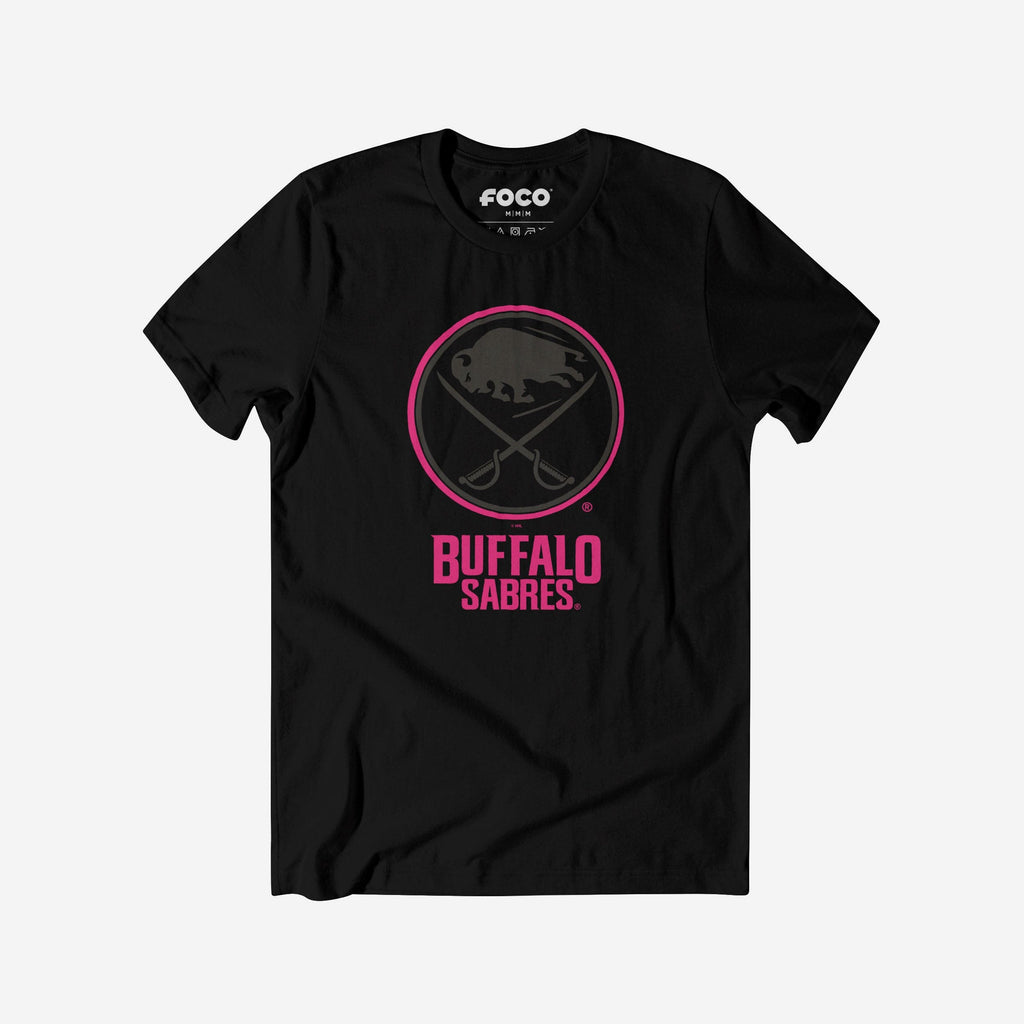 Buffalo Sabres Highlight Reel T-Shirt FOCO Black/Neon Pink S - FOCO.com