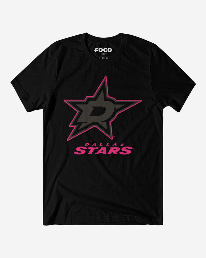 Dallas Stars Highlight Reel T-Shirt FOCO Black/Neon Pink S - FOCO.com