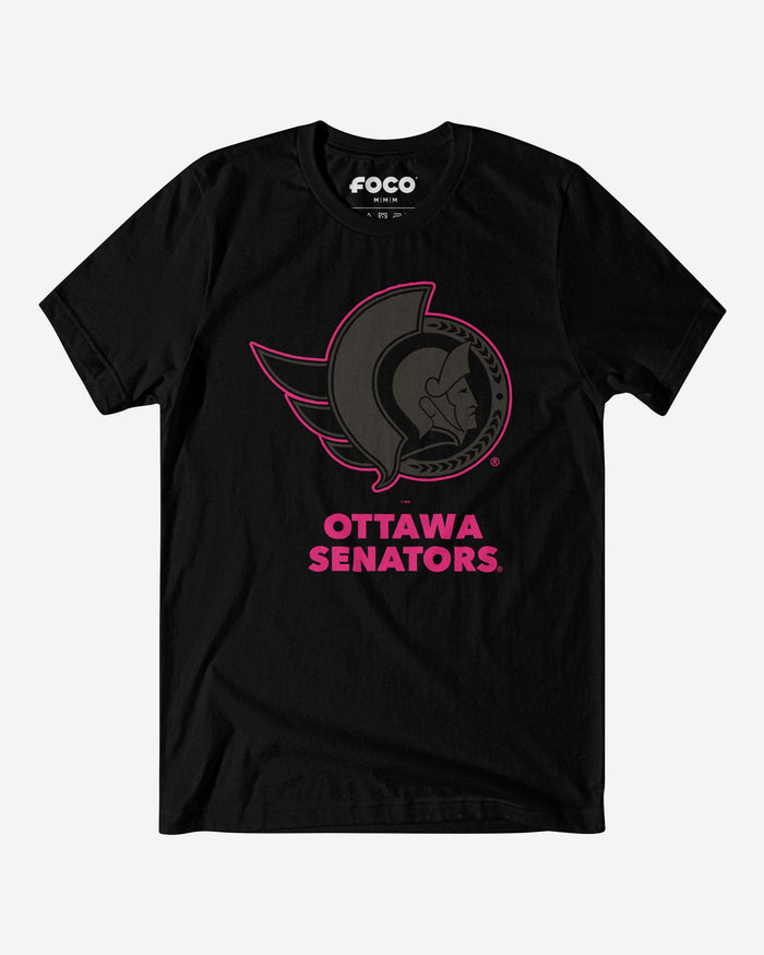 Ottawa Senators Highlight Reel T-Shirt FOCO Black/Neon Pink S - FOCO.com