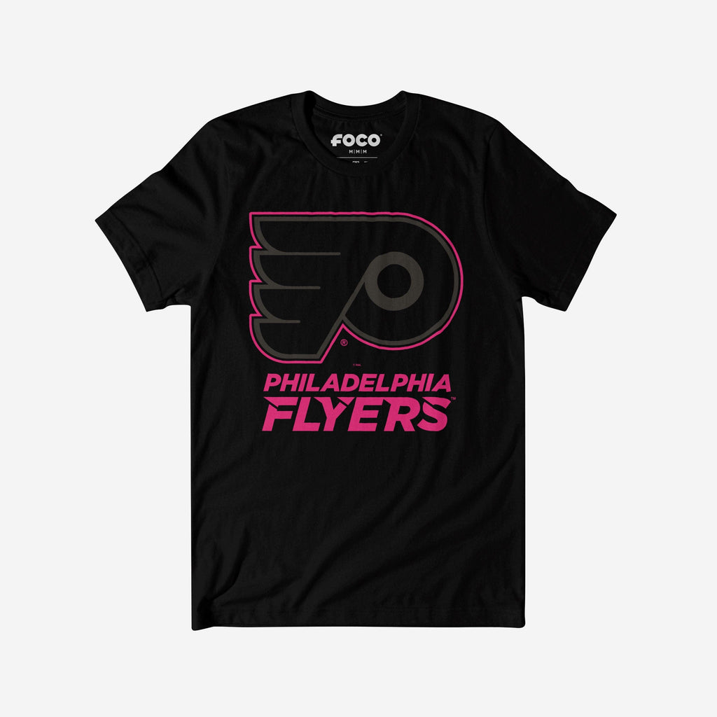 Philadelphia Flyers Highlight Reel T-Shirt FOCO Black/Neon Pink S - FOCO.com