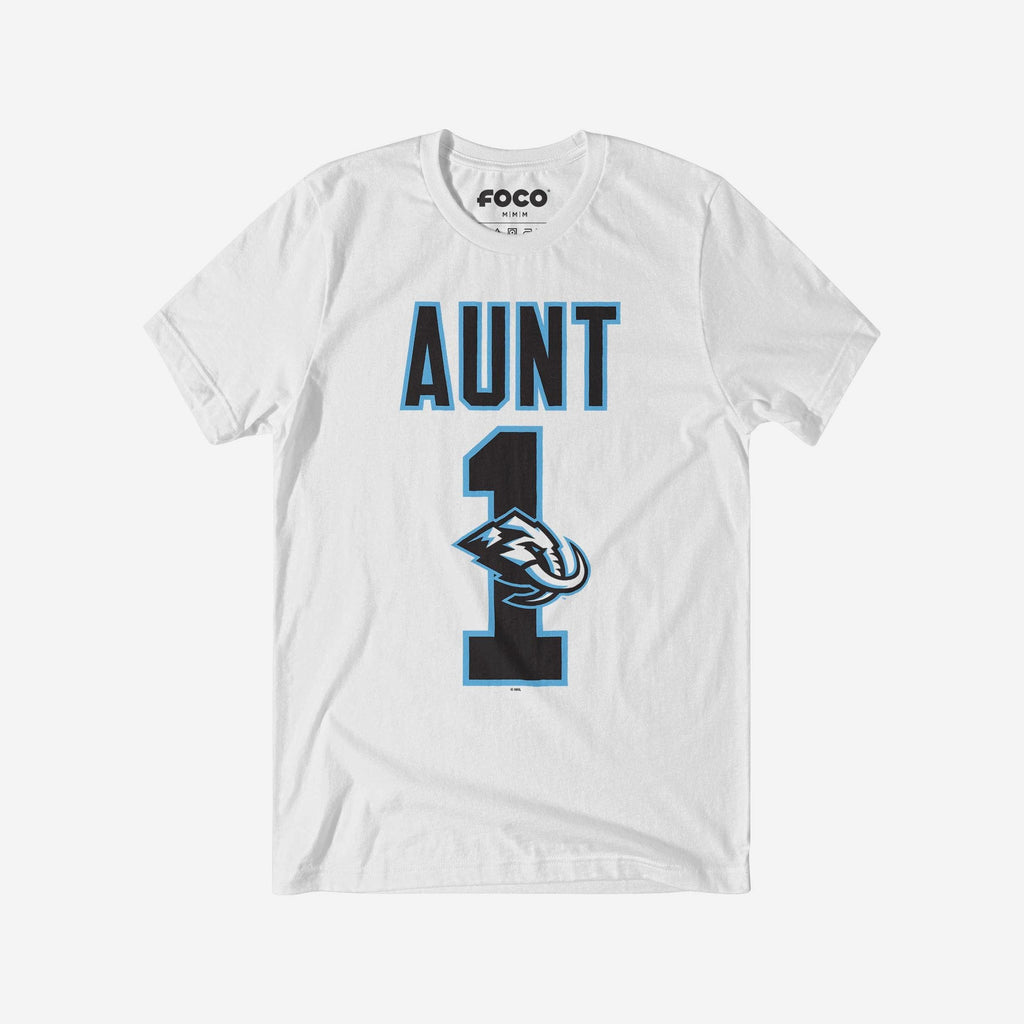 Utah Mammoth Number 1 Aunt T-Shirt FOCO S - FOCO.com