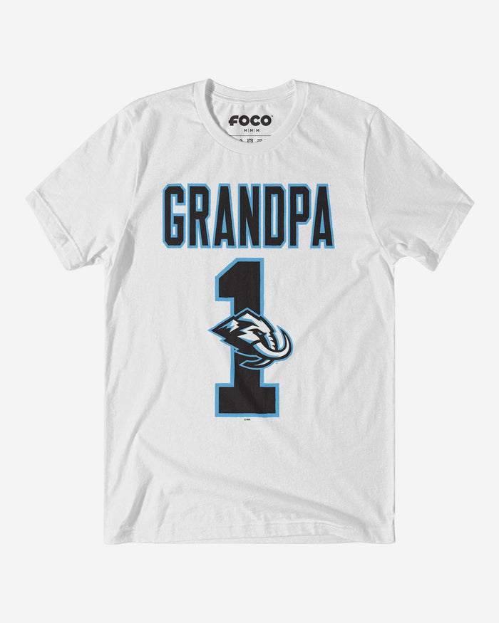 Utah Mammoth Number 1 Grandpa T-Shirt FOCO S - FOCO.com