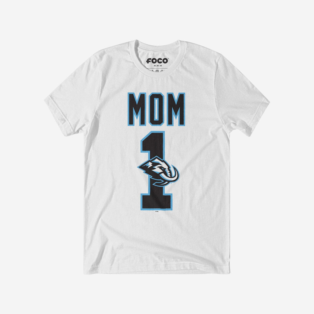 Utah Mammoth Number 1 Mom T-Shirt FOCO S - FOCO.com