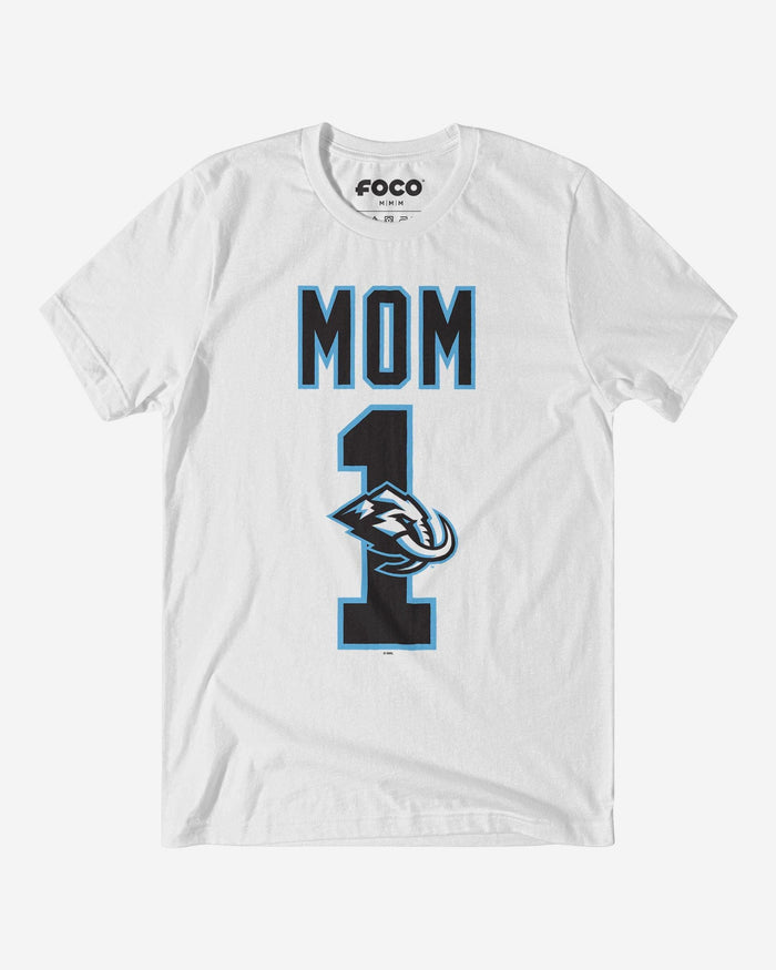 Utah Mammoth Number 1 Mom T-Shirt FOCO S - FOCO.com