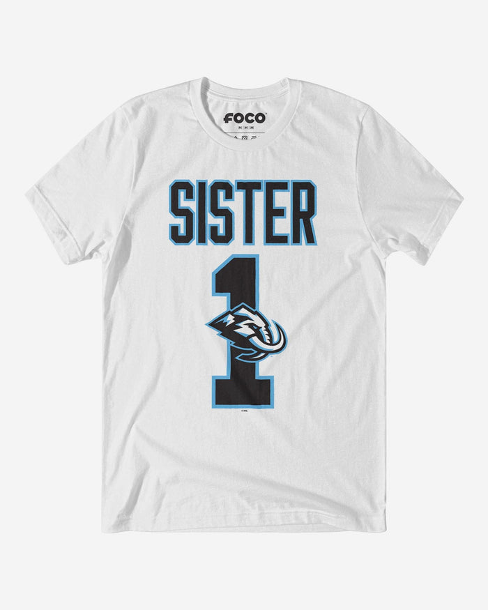 Utah Mammoth Number 1 Sister T-Shirt FOCO S - FOCO.com