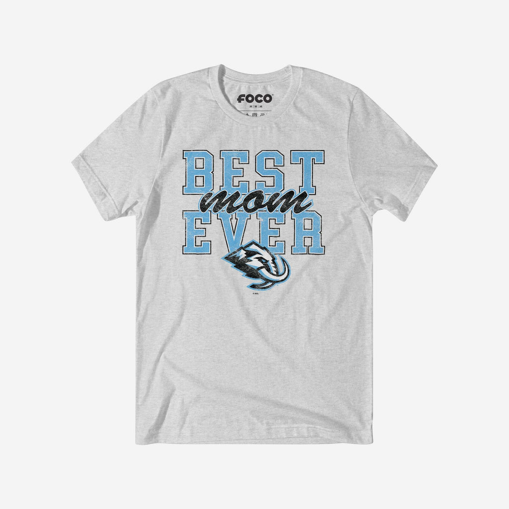 Utah Mammoth Best Mom Ever Stacked T-Shirt FOCO S - FOCO.com