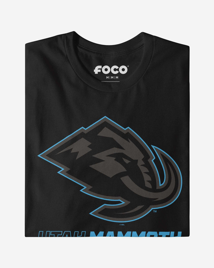 Utah Mammoth Highlight Reel T-Shirt FOCO Black/Volt S - FOCO.com