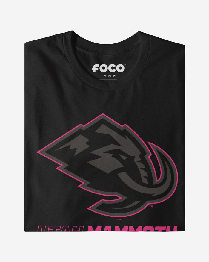 Utah Mammoth Highlight Reel T-Shirt FOCO Black/Volt S - FOCO.com