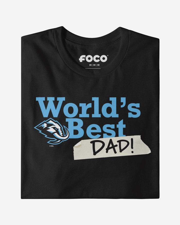 Utah Mammoth World's Best Dad T-Shirt FOCO S - FOCO.com