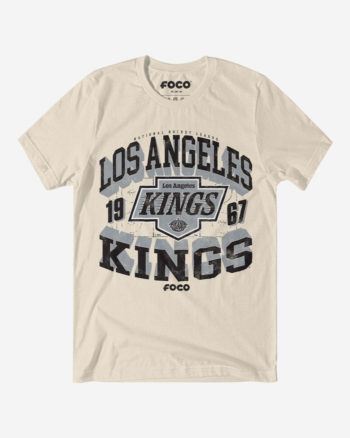 Los Angeles Kings Rink Arched Wordmark T-Shirt FOCO S - FOCO.com