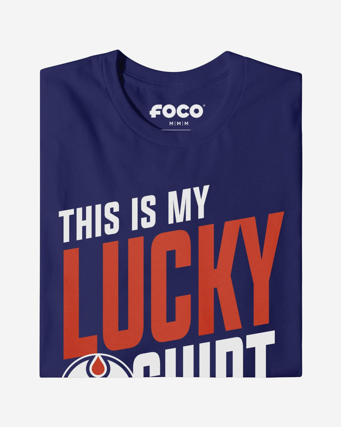 Edmonton Oilers This Is My Lucky T-Shirt FOCO S - FOCO.com
