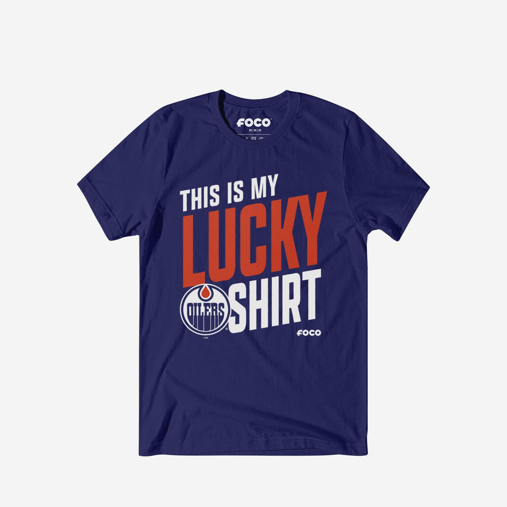 Edmonton Oilers This Is My Lucky T-Shirt FOCO S - FOCO.com