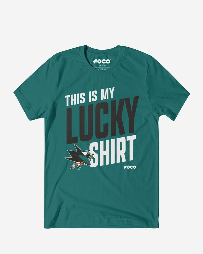 San Jose Sharks This Is My Lucky T-Shirt FOCO S - FOCO.com