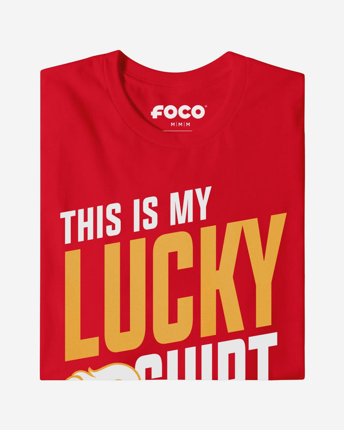Calgary Flames This Is My Lucky T-Shirt FOCO S - FOCO.com