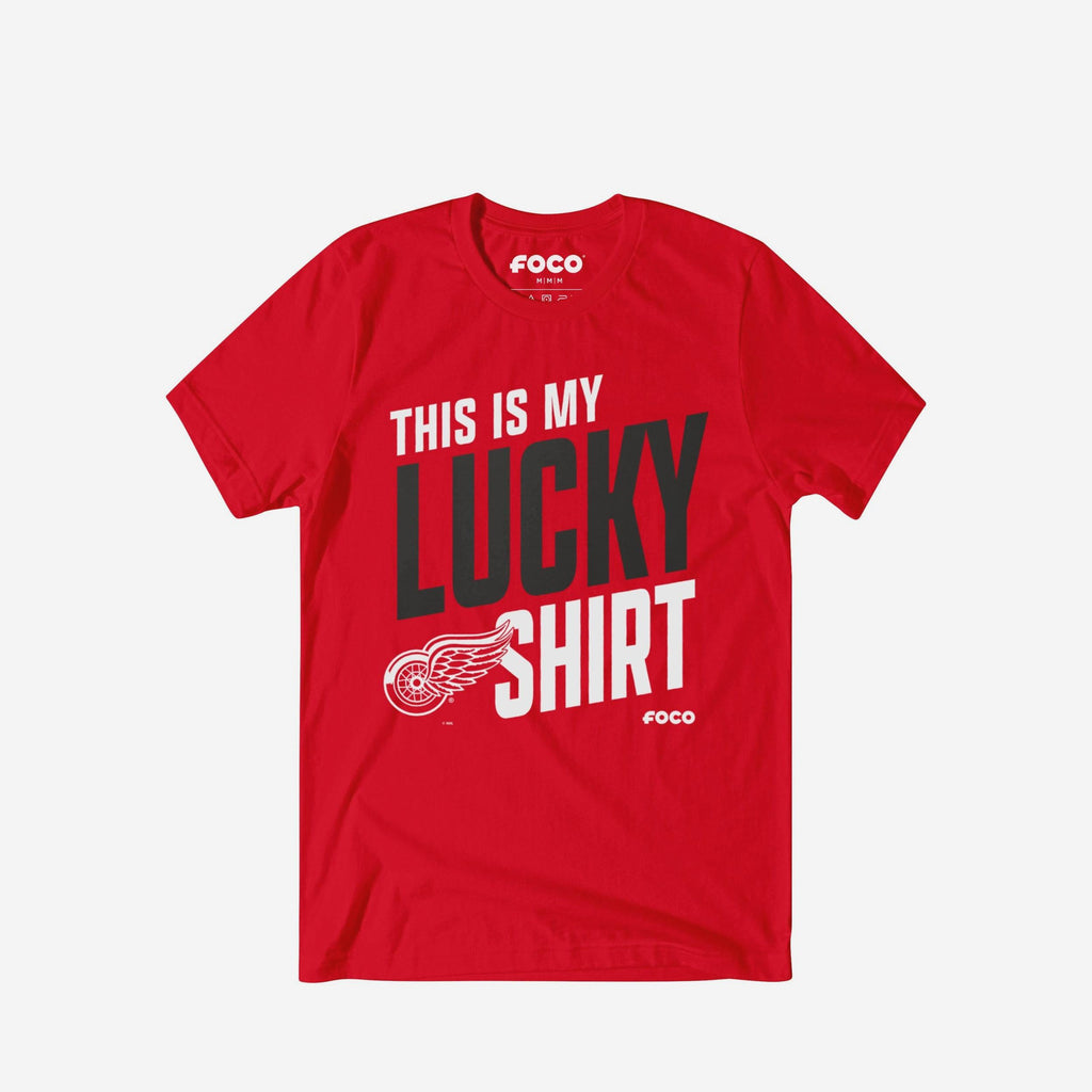 Detroit Red Wings This Is My Lucky T-Shirt FOCO S - FOCO.com