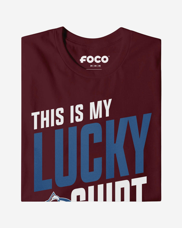 Colorado Avalanche This Is My Lucky T-Shirt FOCO S - FOCO.com