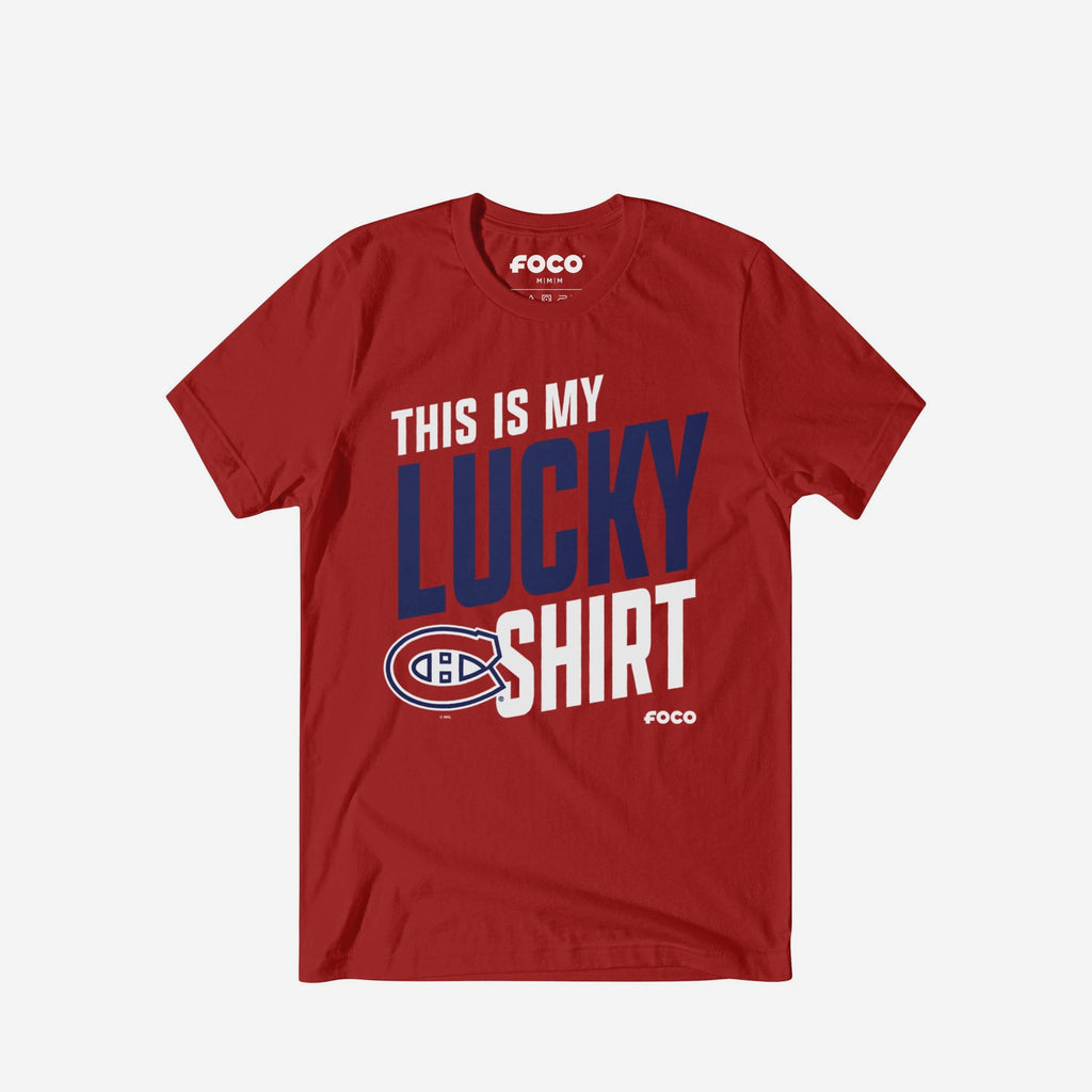 Montreal Canadiens This Is My Lucky T-Shirt FOCO S - FOCO.com