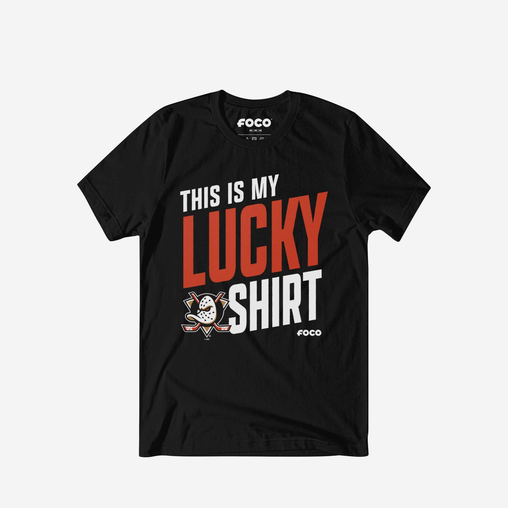 Anaheim Ducks This Is My Lucky T-Shirt FOCO S - FOCO.com