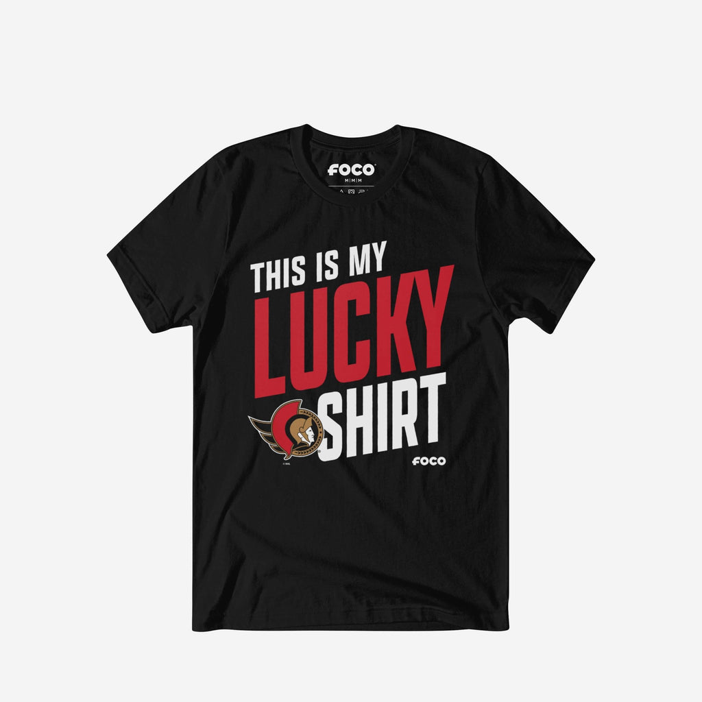 Ottawa Senators This Is My Lucky T-Shirt FOCO S - FOCO.com
