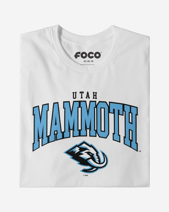 Utah Mammoth Classic Logo T-Shirt FOCO Black S - FOCO.com