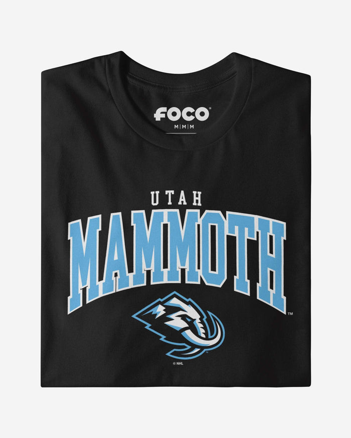 Utah Mammoth Classic Logo T-Shirt FOCO Black S - FOCO.com