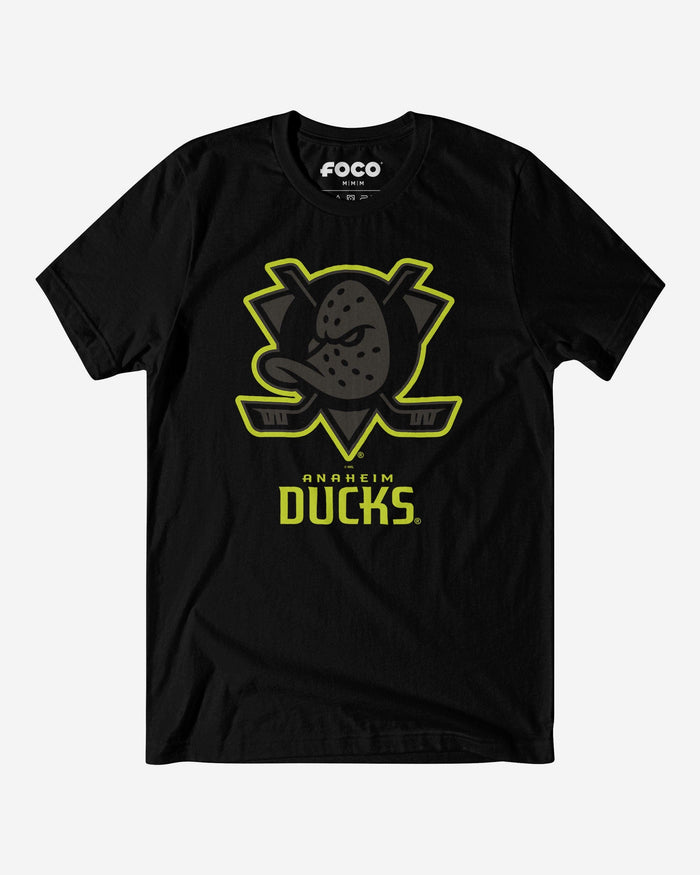 Anaheim Ducks Highlight Reel T-Shirt FOCO Black/Volt S - FOCO.com