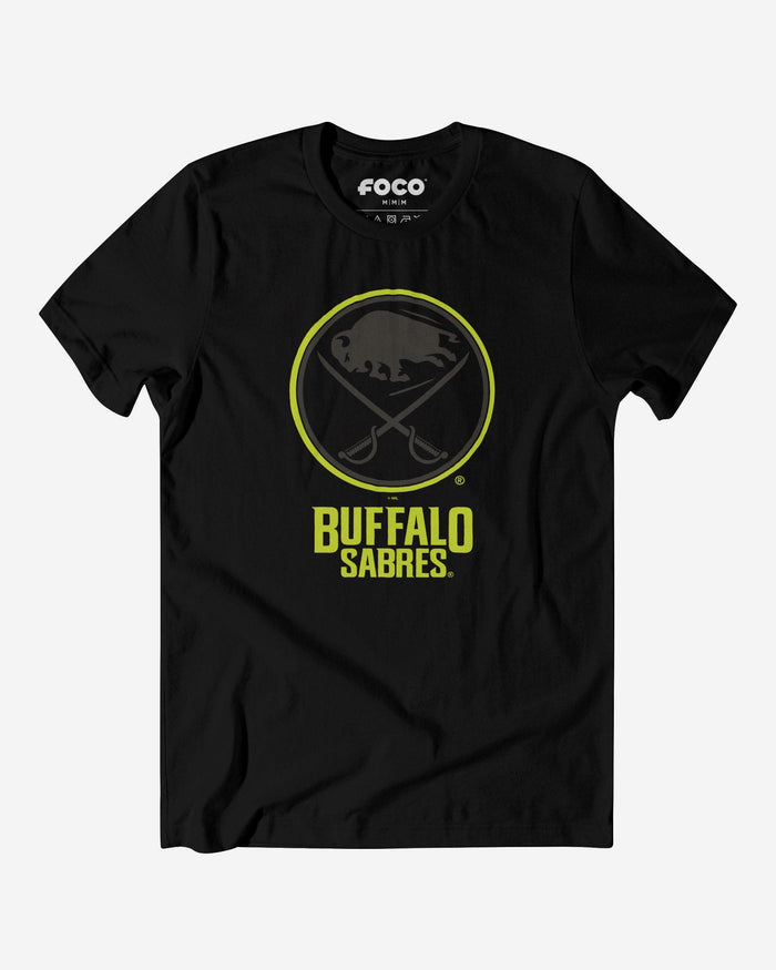 Buffalo Sabres Highlight Reel T-Shirt FOCO Black/Volt S - FOCO.com