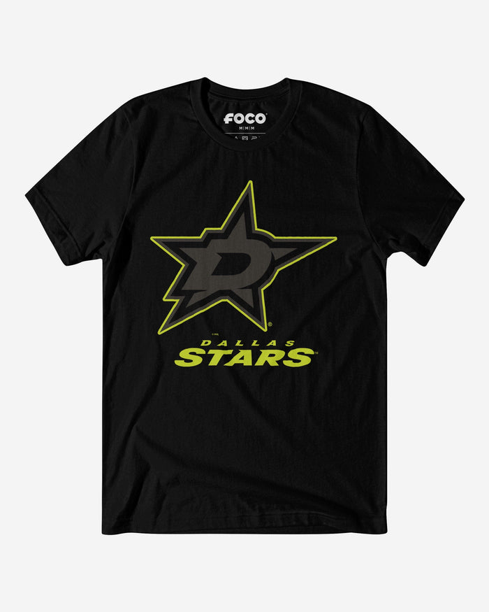 Dallas Stars Highlight Reel T-Shirt FOCO Black/Volt S - FOCO.com