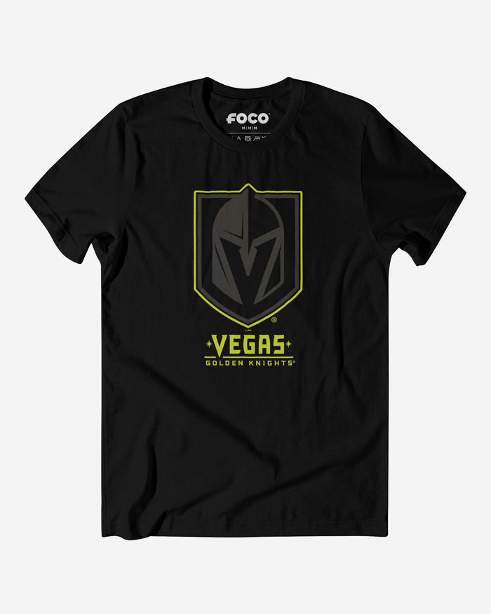 Vegas Golden Knights Highlight Reel T-Shirt FOCO Black/Volt S - FOCO.com