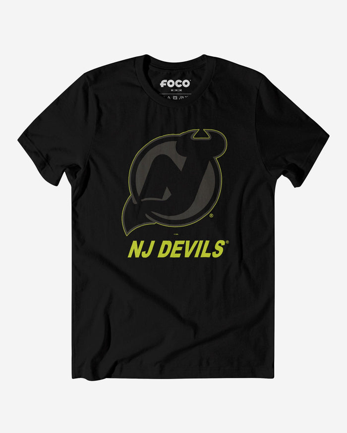 New Jersey Devils Highlight Reel T-Shirt FOCO Black/Volt S - FOCO.com
