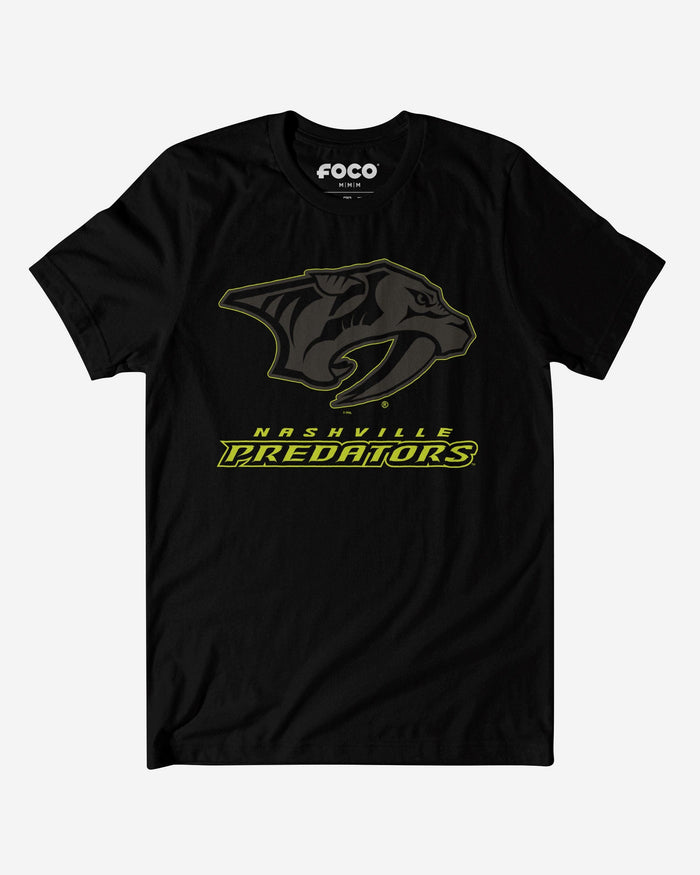 Nashville Predators Highlight Reel T-Shirt FOCO Black/Volt S - FOCO.com