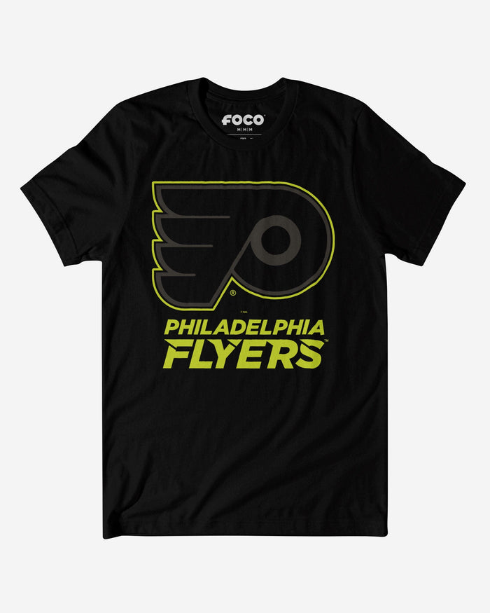Philadelphia Flyers Highlight Reel T-Shirt FOCO Black/Volt S - FOCO.com