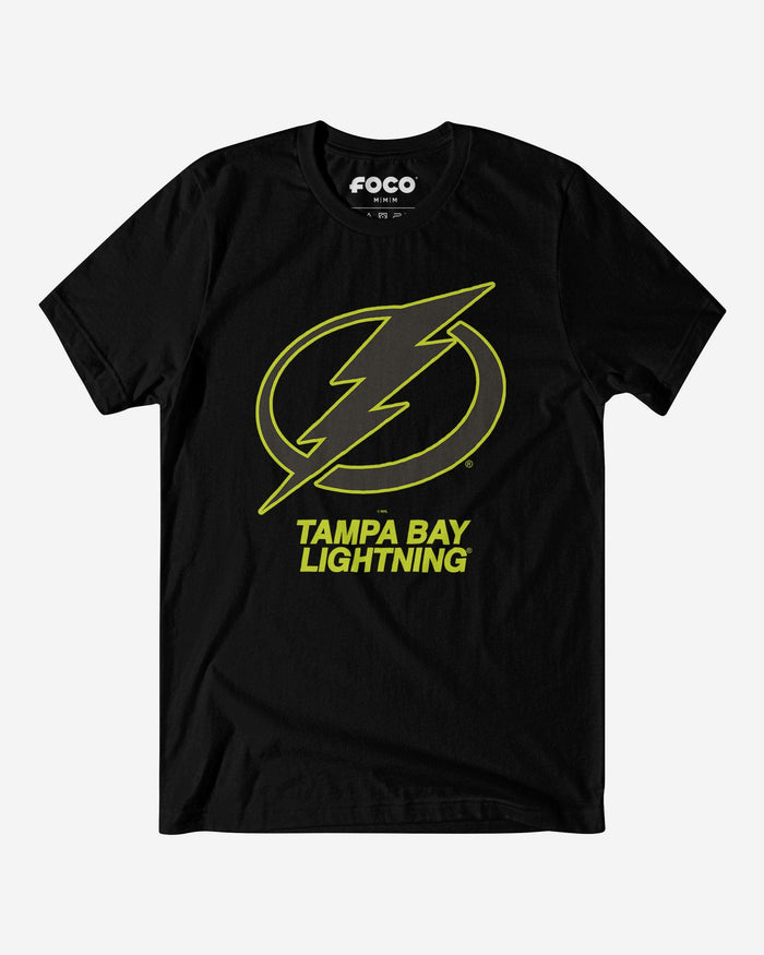 Tampa Bay Lightning Highlight Reel T-Shirt FOCO Black/Volt S - FOCO.com