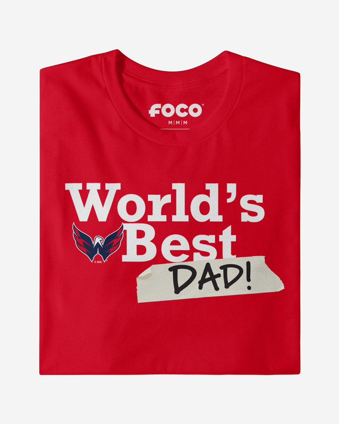 Washington Capitals World's Best Dad T-Shirt FOCO - FOCO.com