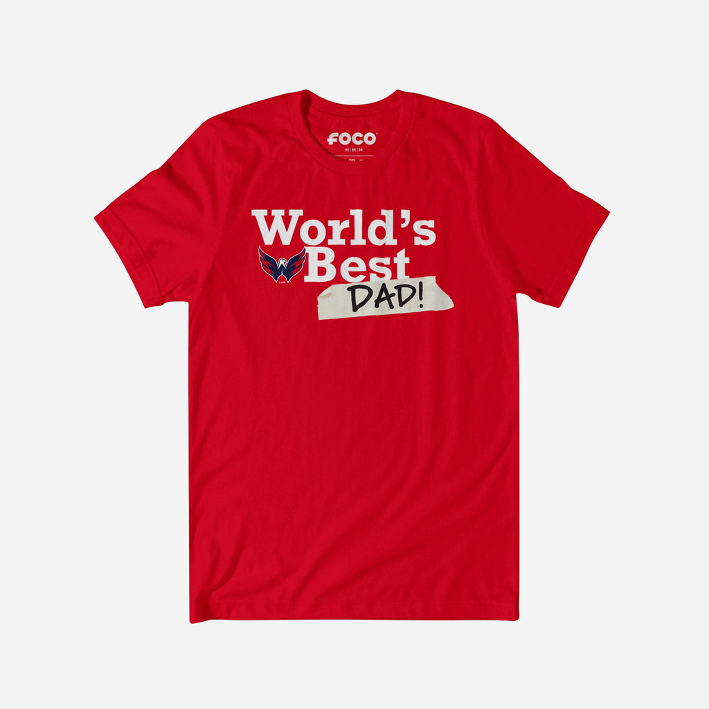 Washington Capitals World's Best Dad T-Shirt FOCO S - FOCO.com
