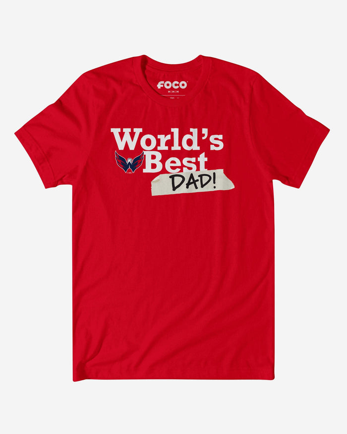 Washington Capitals World's Best Dad T-Shirt FOCO S - FOCO.com